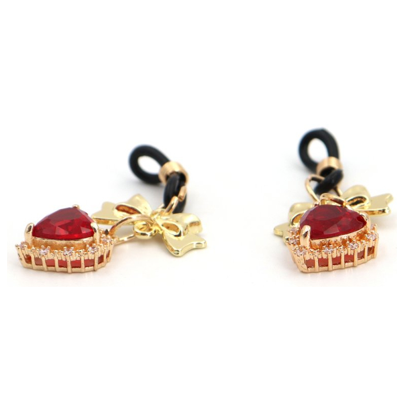 pince tetons heart diamond rouge 2