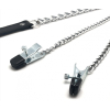 pinces a seins laisse metal cuir 1 4