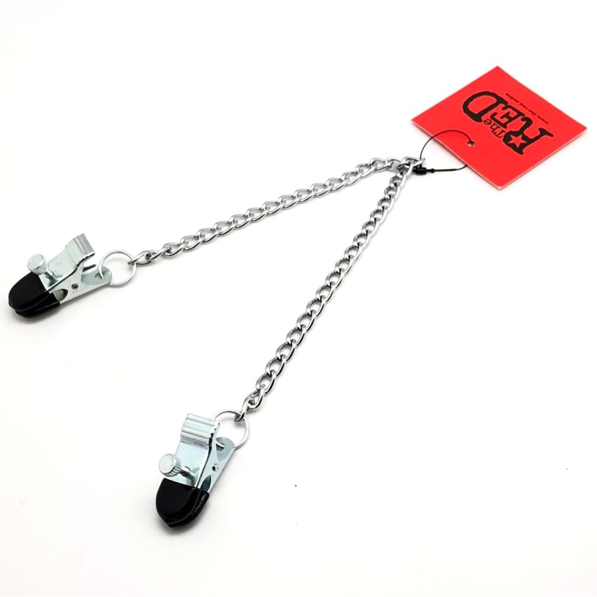 pinces a seins metalliques avec chaine 2