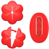 pinces a seins vibrantes flower cheast rouges 3