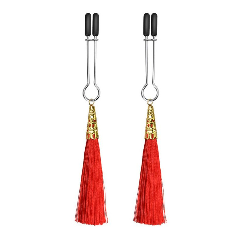 pinces a tetons glamour rouges