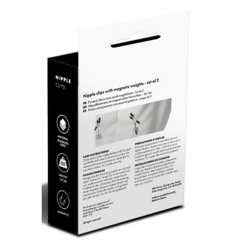 pinces nipple clips avec poids 60g x2 3