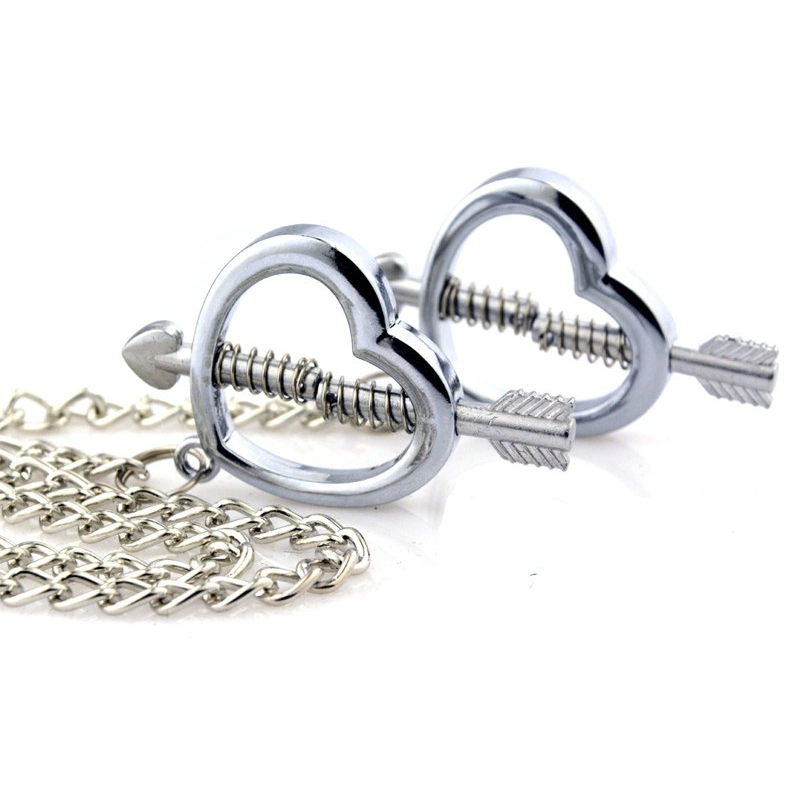 pinces pour les tetons cupid heart