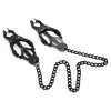 pinces pour les tetons forme japonaise noires