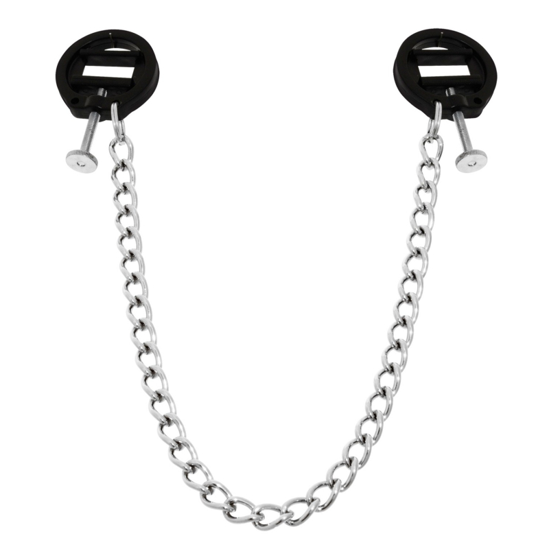 pinces pour tetons avec chaine round 4cm