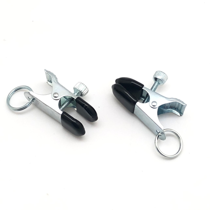 pinces pour tetons en metal 4cm x2 1