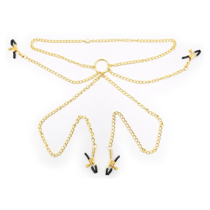 pinces pour tetons et zones intimes nipple quattuor dore
