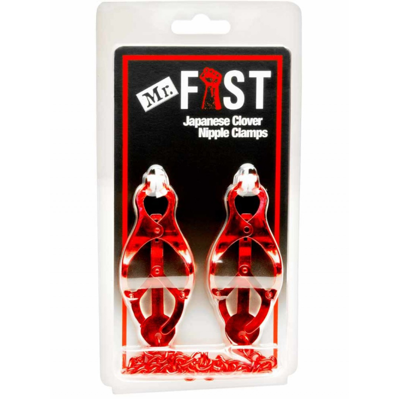 pinces pour tetons mr fist rouge 1