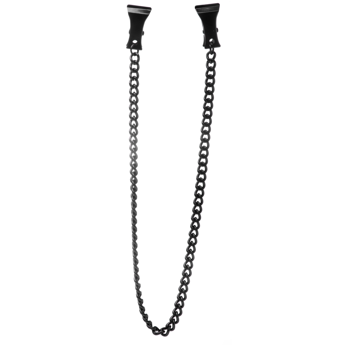 pinces pour tetons pinch chaine 35cm noires scaled