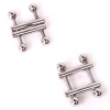pinces pour tetons square end ball x2 1