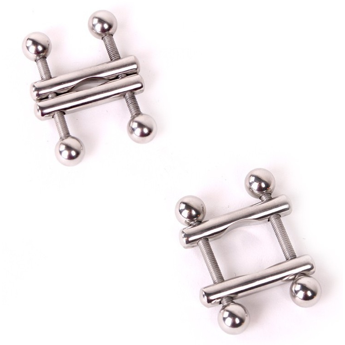 pinces pour tetons square end ball x2 1