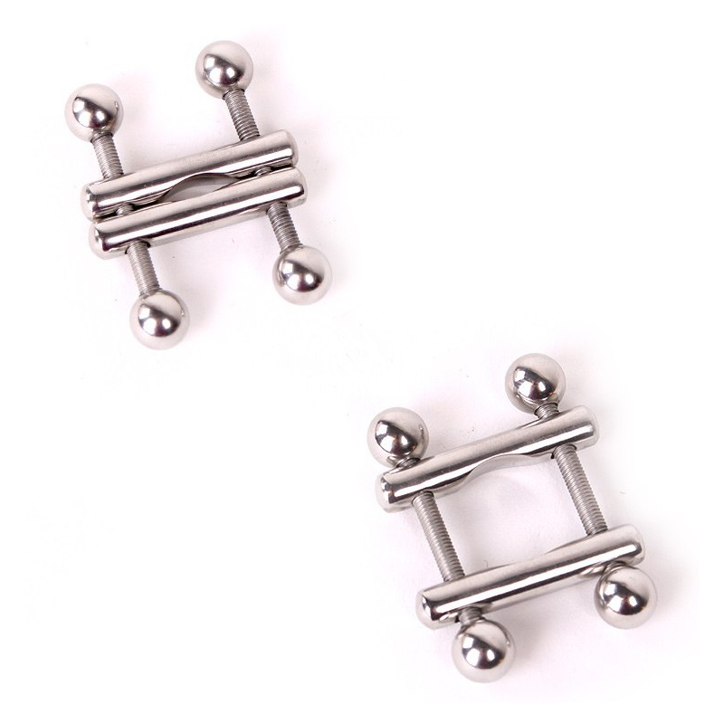 pinces pour tetons square end ball x2 1