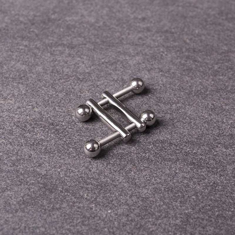 pinces pour tetons square end ball x2 3