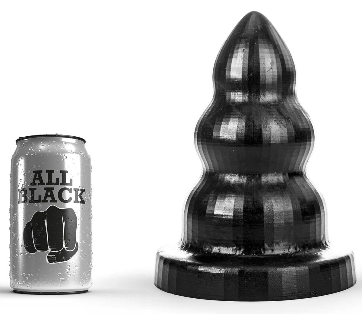 plug ab95 triple pleasure s all black 17 x 105cm