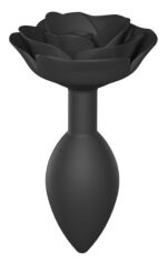 plug anal bijou open roses l 9 x 38cm noir scaled