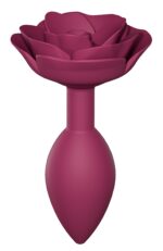 plug anal bijou open roses m 8 x 33cm rose