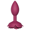 plug anal bijou open roses m 8 x 33cm rose 2