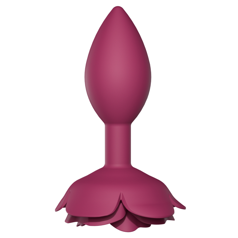 plug anal bijou open roses m 8 x 33cm rose 2