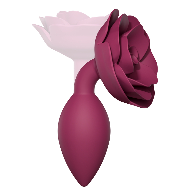 plug anal bijou open roses m 8 x 33cm rose 3