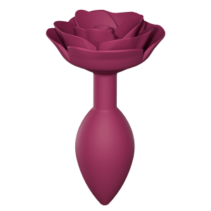 plug anal bijou open roses m 8 x 33cm rose