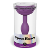 plug anal bijou open roses s 8 x 29cm violet 1