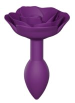 plug anal bijou open roses s 8 x 29cm violet