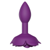 plug anal bijou open roses s 8 x 29cm violet 2