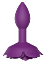 plug anal bijou open roses s 8 x 29cm violet 2