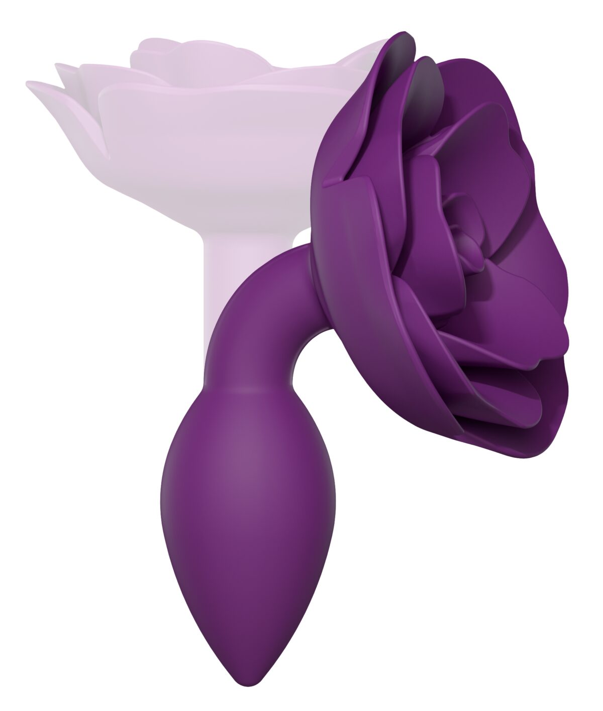 plug anal bijou open roses s 8 x 29cm violet 3
