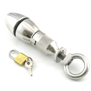 plug anal de chastete ass lock 11 x 6 cm