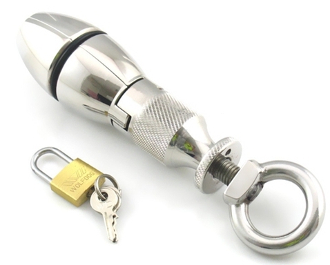 plug anal de chastete ass lock 11 x 6 cm