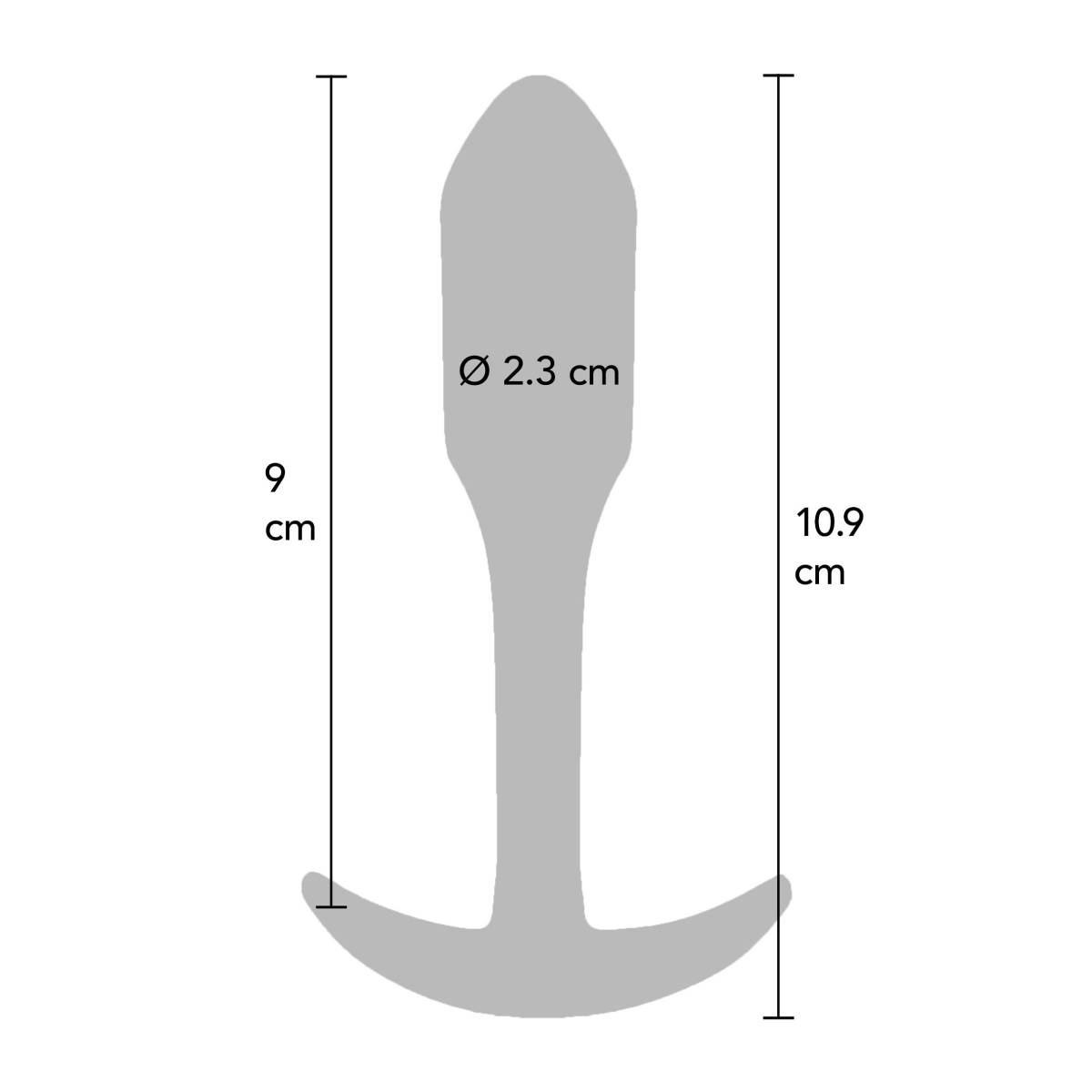 plug anal mini smooth m 95 x 23cm 6