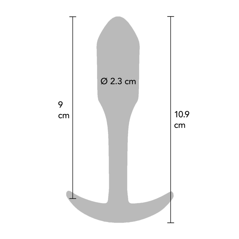 plug anal mini smooth m 95 x 23cm 6