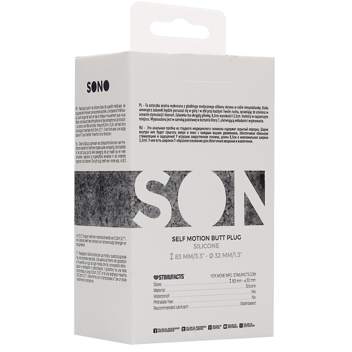 plug anal silicone self motion 8 x 4 cm noir 7 scaled