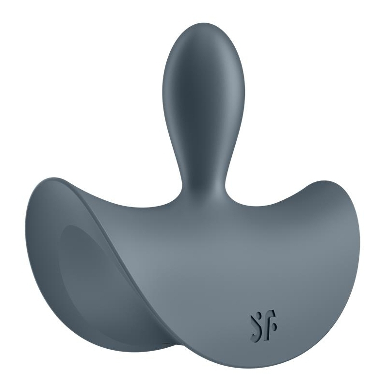 plug anal vibrant booty absolute 2 gris 2
