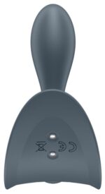 plug anal vibrant booty absolute 2 gris 4