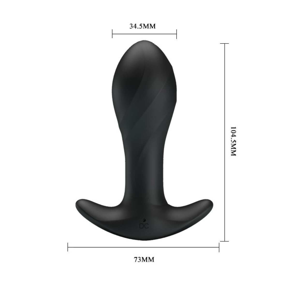 plug anal vibrant torp 8 x 34 cm 4