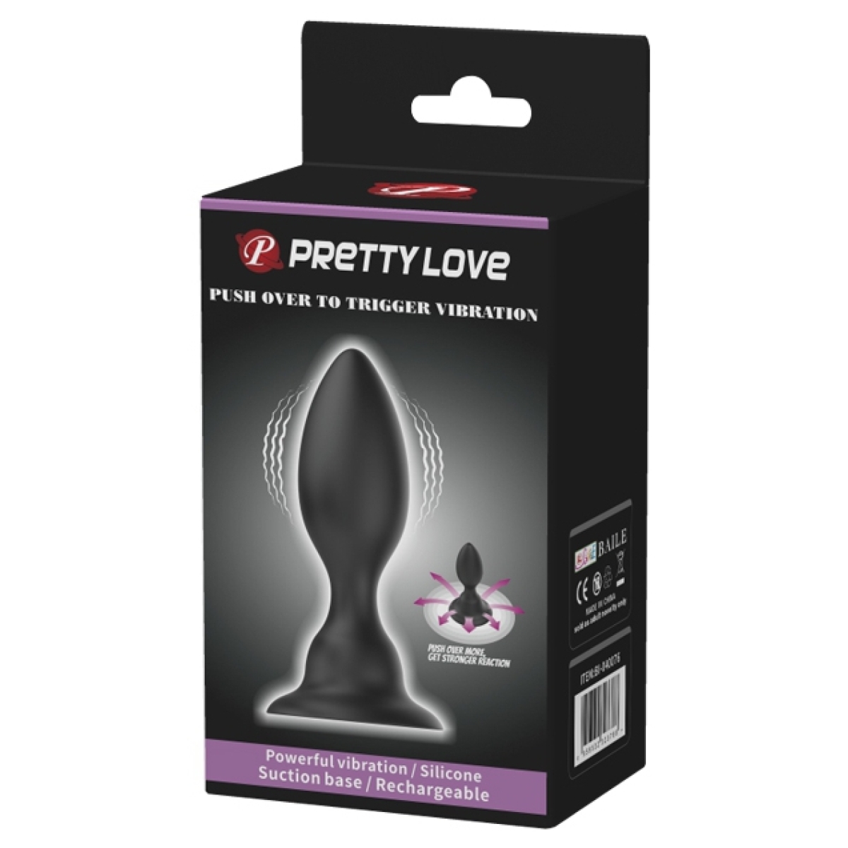 plug anal vibrant trigger 10 x 33 cm 1