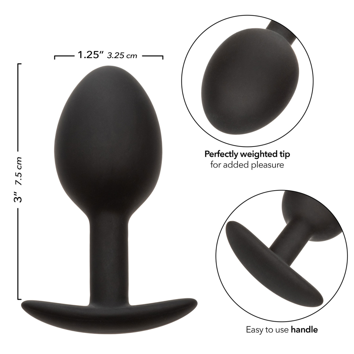 plug avec bille anal vibe 75 x 33 cm poids 46g 5