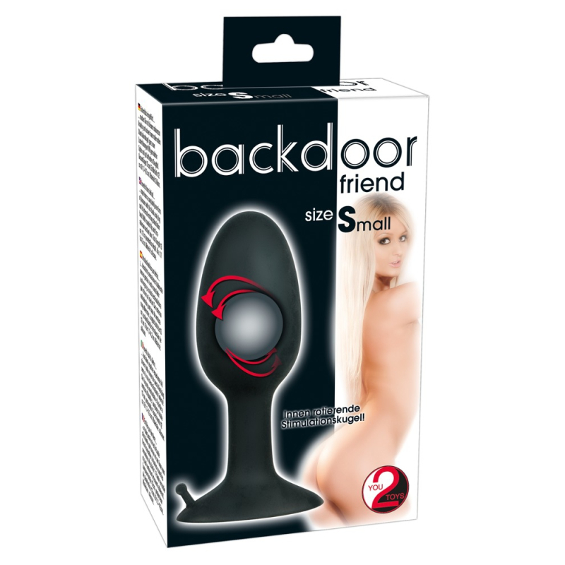 plug avec bille backdoor s 7 x 28cm 1