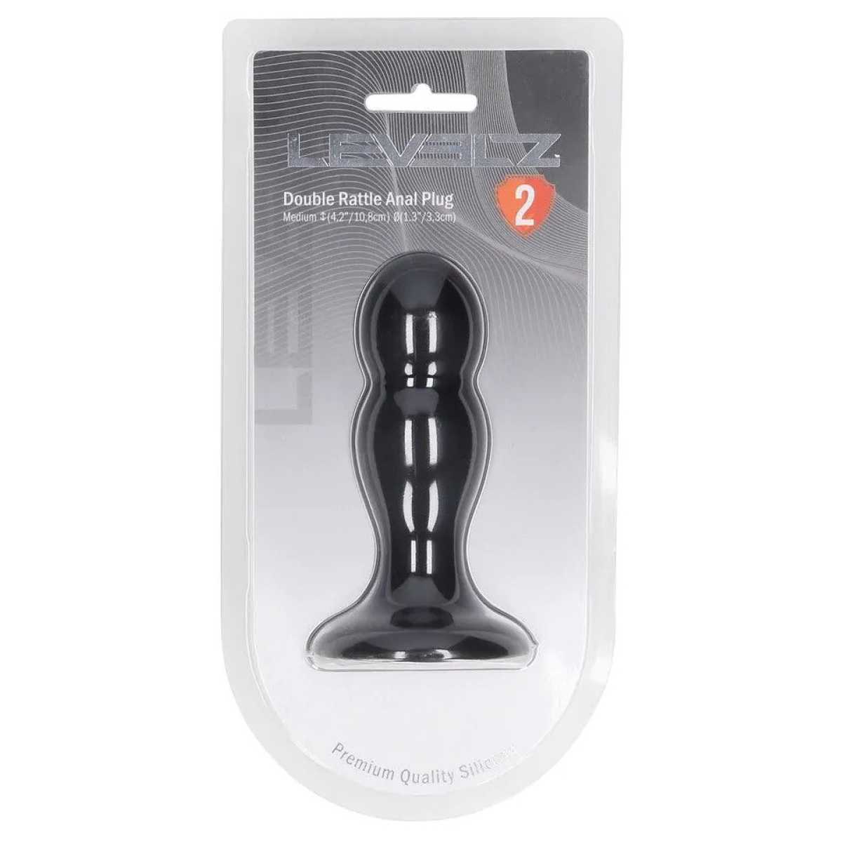 plug avec bille double rattle 9 x 34cm 1