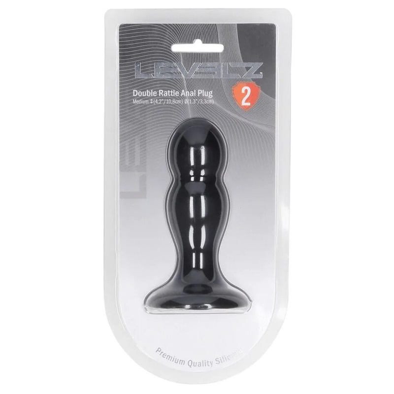 plug avec bille double rattle 9 x 34cm 1