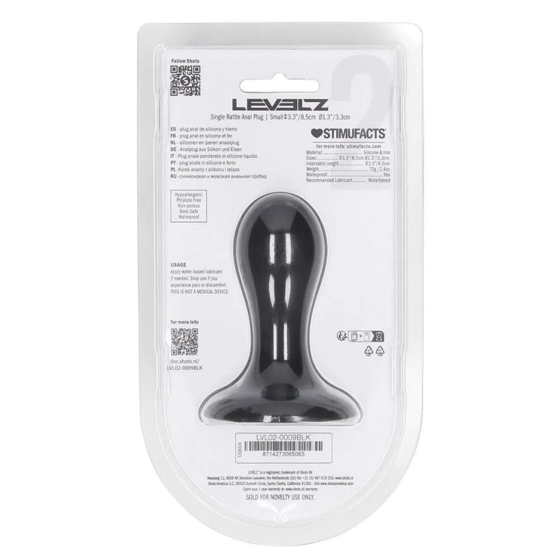 plug avec bille single rattle 7 x 32cm 3