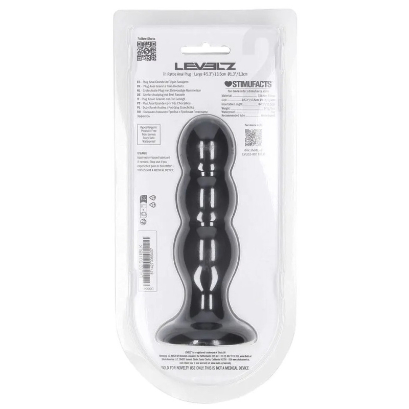 plug avec bille tri rattle 12 x 37cm 3