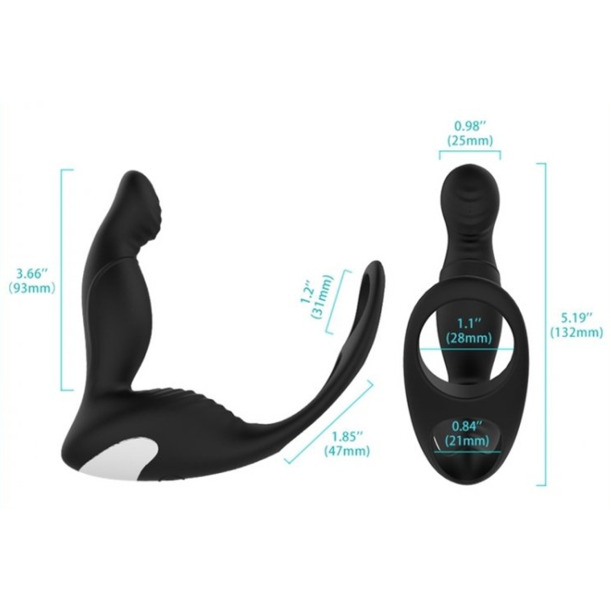 plug avec cockring langer p spot 10 x 3 cm 4