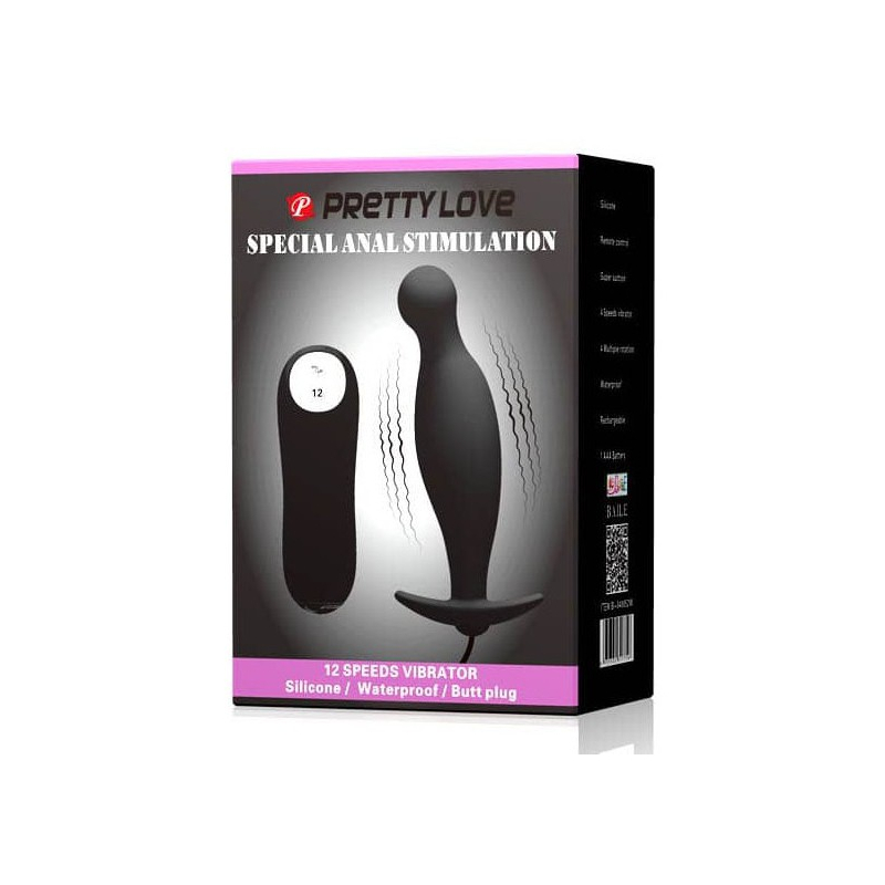 plug avec vibrations pretty love 11 x 28cm 1