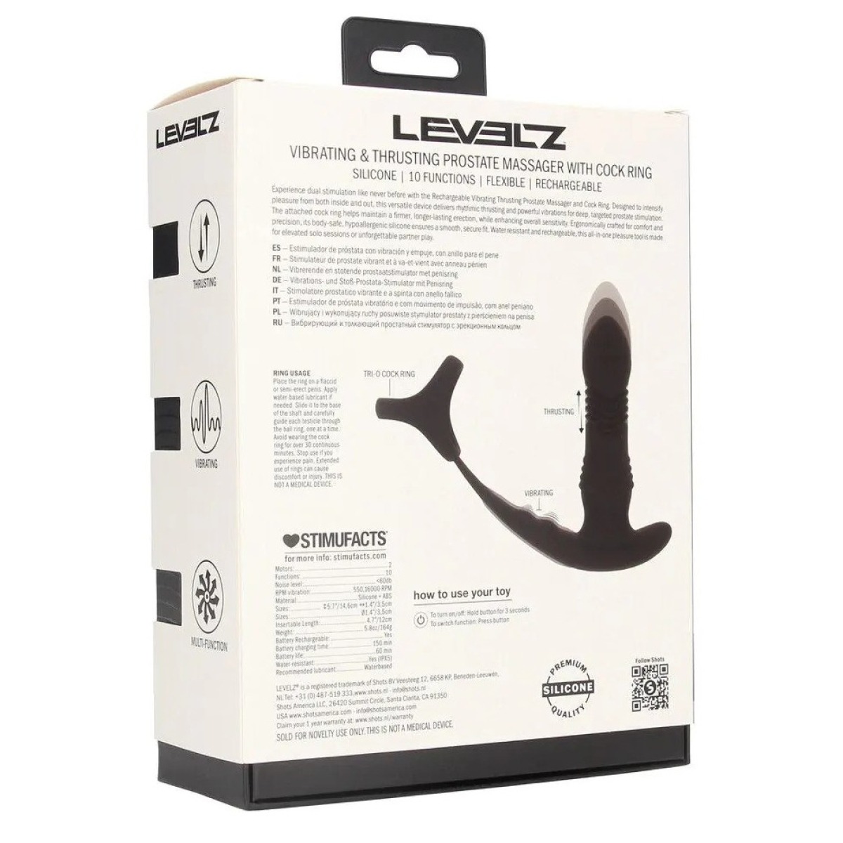plug ballstretcher thrusteez 13 x 37cm 4