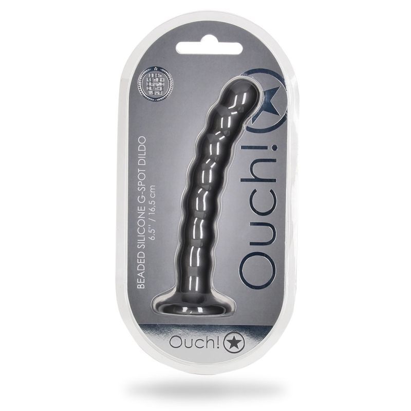 plug beaded g spot m 165 x 25cm gris 1