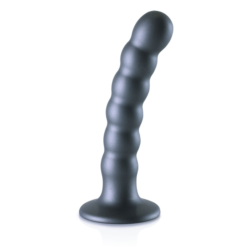 plug-beaded-g-spot-s-13-x-25cm-gris plug beaded g spot s 13 x 25cm gris