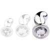 plug-bean-silver-l-9-x-35cm plug bean silver l 9 x 35cm